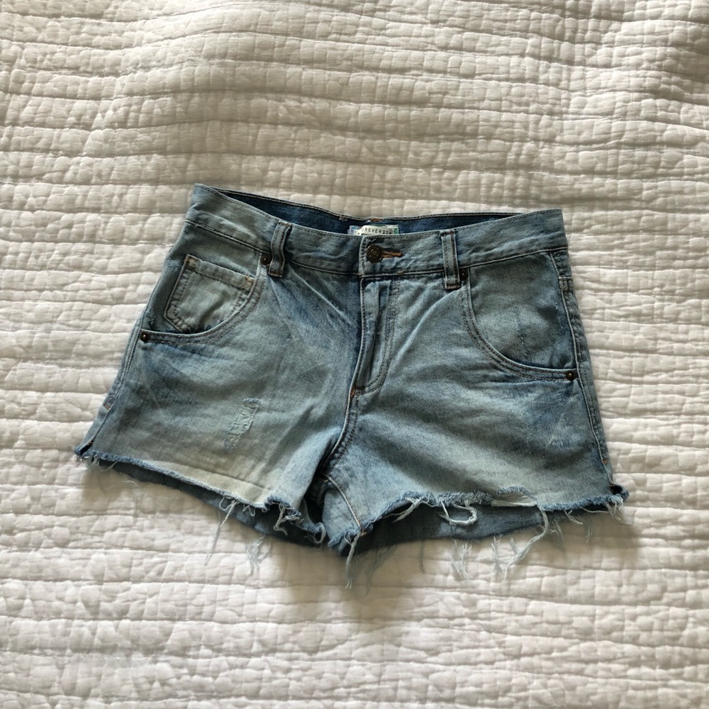 Forever 21 high waisted jean shorts